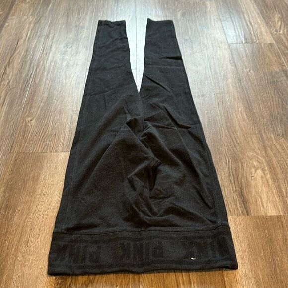 Activewear Pink Victoria’s Secret Black Yoga Pants / Leggings Woman’s size Small - Picture 2 of 8